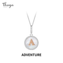 Thaya New 925 Sterling Silver Fashion A to Z Fine Jewelry 26 Letter Alphabet Cha - £30.18 GBP