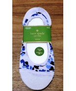 KATE SPADE New York NON SLIP Heel 3-Pair No Show Socks / Blue Floral / C... - $43.94