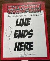 Walt Simonson Louise Simonson SIGNED Quote Last In Line Baltimore Comic ... - $59.39