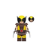 Single Sale Wolverine Brown and Yellow Marvel Comic Minifigure Block Toys - $8.06 CAD