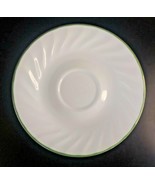 Corelle Callaway Calloway Ivy Saucer Replacement White Swirl Surface Gre... - £4.44 GBP