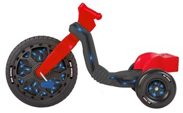 The Original Big Wheel 16&quot; Tricycle - Classic Black/Red Neon Decals - £143.61 GBP