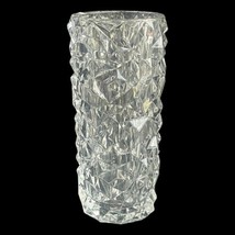 Orrefors Art Glass Sweden Carat Base Lena Bergström Clear Crystal Mid Ce... - $93.50