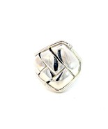 John Hardy Estate Woven Bamboo Style Ring 7.25 Silver JH75 - $5,530.04 MXN