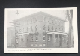 Antique 1900s YMCA Block Building Concord NH New Hampshire Postcard Undivided - £7.57 GBP