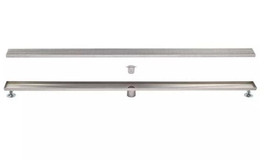 New 60&quot; Brushed Stainless Steel Carmen Linear Shower Drain by Signature ... - £235.05 GBP