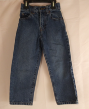 Arizona Relaxed Slim Adjustable Waist Little Boys 100% Cotton Jeans Size 5 - $13.64 CAD