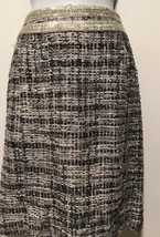 Tory Burch Woman&#39;s A-Line Blue Sparkle Pencil Skirt Size US 4 NEW - $55.80