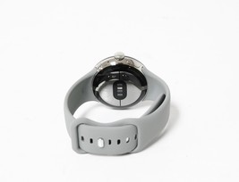 Google Pixel Watch 41mm Polished Silver Case with Charcoal Band Large GA03305-US image 3