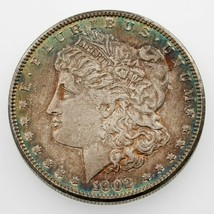 1902-O $1 Silver Morgan Dollar in Choice BU Condition, Great Obverse Toning! - £116.95 GBP