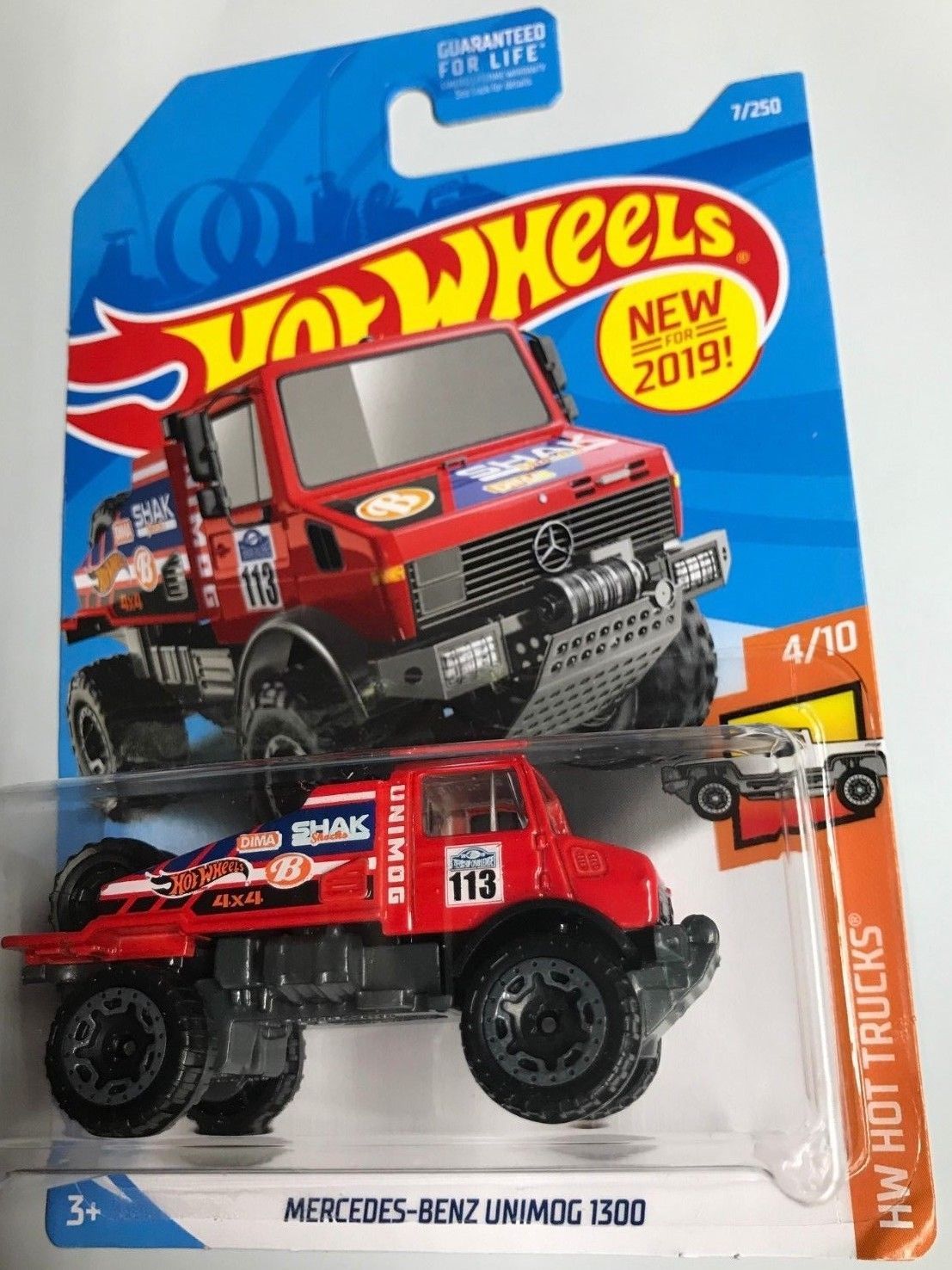 Hot Wheels - Mercedes Benz Unimog 1300 - Scale 1:64 - Red - $9.95