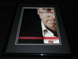 Lie to Me 2009 Fox Framed 11x14 ORIGINAL Advertisement Tim Roth - £27.23 GBP