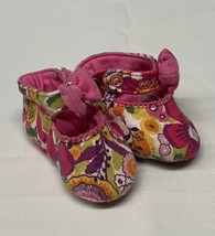 Vera Bradley Mary Jane Soft Shoes Booties Baby Infant 0-6 Months - £11.52 GBP
