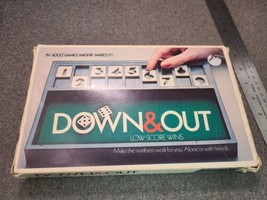 VINTAGE Down and Out Game COMPLETE Mag-Nif Inc., 1979 Numbers Math - £8.16 GBP