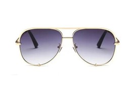 Big Aviator &quot;Key&quot; Oversized Flat Lens Women Sunglasses Shades Shadz Gradient - £15.51 GBP