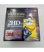 Imation 3.5&quot; Floppy Diskettes 1.44 MB  2HD - 10 Pack - New Factory Seale... - $412.43 MXN