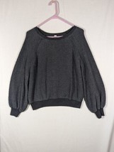 American Eagle Sweater Women&#39;s Medium Gray Pullover Round Neck - £6.76 GBP