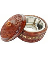 Wooden Hot Pot Casserole Dish with Lid, Tortilla Bread Chapati Box - $867.23 MXN
