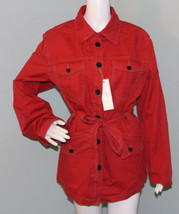 NWT Women&#39;s CHRISTOPHER BLUE Red Button &amp; Tie &quot;Taylor&quot; Jacket Sz XL Extr... - £29.66 GBP