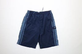 Vintage Nike Mens Large Faded Travis Scott Mini Swoosh Lined Shorts Swim Trunks - £27.33 GBP