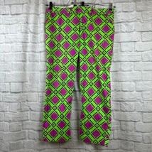 LoudMouth Golf Homme Pantalon 42x30L Dogwood A Motif Bruyant Bouche Groo... - $62.35
