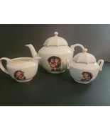 Hummel Porcelain Tea Set &quot;Stormy Weather&quot; By Danbury Mint Tea Pot Sugar ... - $28.05