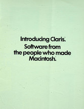 Claris Software Brochure (1988) - Pre-owned - $34.58