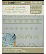 FolkArt Handmade Charlotte Stencil 8.5&quot; X 9.5&quot; Alibaba 028995309465 - $269.45 MXN