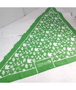 The Nature Conservancy Scarf Bandana Handkerchief Triangle dog pet green... - $7.00