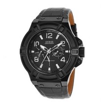 Guess W0040G1 Rigor Leather Strap Chrono -Melbn Mens Watch - £306.84 GBP