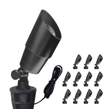 COLOER Brass Low Voltage Landscape Spotlight FixtureBlack 12-Pack Withou... - $574.69