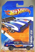 2011 Hot Wheels #84 HW Racing 3/10 &#39;69 PONTIAC GTO Blue Variant w/Chrome MC5 Sp - £7.66 GBP