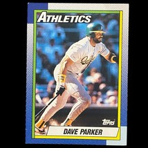 1990 Topps #45 Dave Parker OAKLAND ATHLETICS A&#39;S -- EX - $1.34 CAD