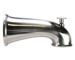 Danco 10316 Tub Spout, 6 Inches/Pull Up Diverter, Brushed Nickel - £34.65 GBP