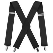 2Pack X-Back Suspenders Men Women 2in Wide Heavy Elastic 5 Clips Brown - $192.88 MXN 2Pack X-Back Suspenders Men Women 2in Wide Heavy Elastic 5 Clips Brown - $192.88 MXN