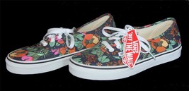 VANS ERA Colorful Hawaiian Floral Canvas Pink Green Rust Lace-up Shoes W-7 NWT - £51.95 GBP