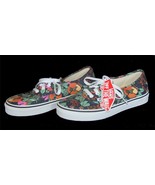 VANS ERA Colorful Hawaiian Floral Canvas Pink Green Rust Lace-up Shoes W... - $88.88 CAD