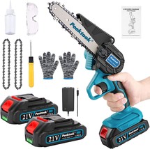 Mini Chainsaw 6-Inch, Peektook Electric Chainsaw Cordless Chain Saw With... - $988.37 MXN