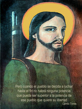 Political Poster.Colombian rebel priest Camilo Torres.Inspirational quote.q970 - £14.02 GBP+