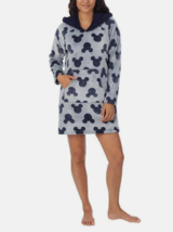 Disney MIckie   Plush Hooded Lounger Dark Blue  Women&#39;s Sz M NWT - $368.85 MXN
