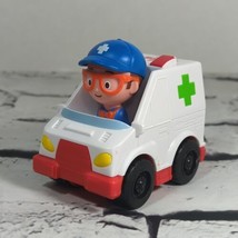 Blippi Ambulance Driver Toy Car Figure 2020 Jazwares Moonbug - $9.89