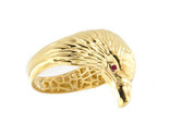 Eagle Men&#39;s Fashion Ring 10kt Yellow Gold 359604 - £280.69 GBP