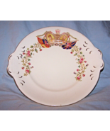 Antique Unmarked King George V &amp; Queen Mary 1911 Coronation Handled Plate - $25.38 CAD