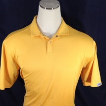 Callaway X Series Mens Golf Polo Shirt Yellow Size Large - £19.18 GBP