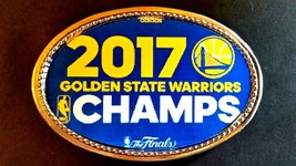 Golden State Warriors 2017 Nba Championship Buckle - New - £13.48 GBP