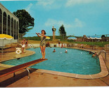 Washington, D.C. Holiday Inn 1960s Vintage Postcard - Pool Side - $4.24