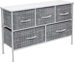 With A Steel Frame, Wood Top, And Easy Pull Fabric Bins, The, Or Office Space. - $77.99