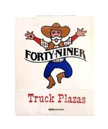 Forty Niner Truck Plazas Vintage Matchbook California Nevada Unstruck E19D - $367.78 MXN