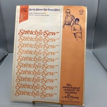 UNCUT Vintage Sewing PATTERN Stretch and Sew 1750 by Ann Person, Mens 19... - £11.44 GBP