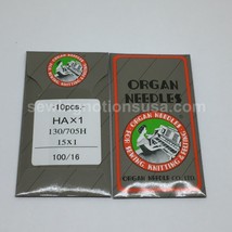 15x1 130/705H ORGAN home sewing machine needles Size 16/100 Regular point HAx1 - £6.45 GBP